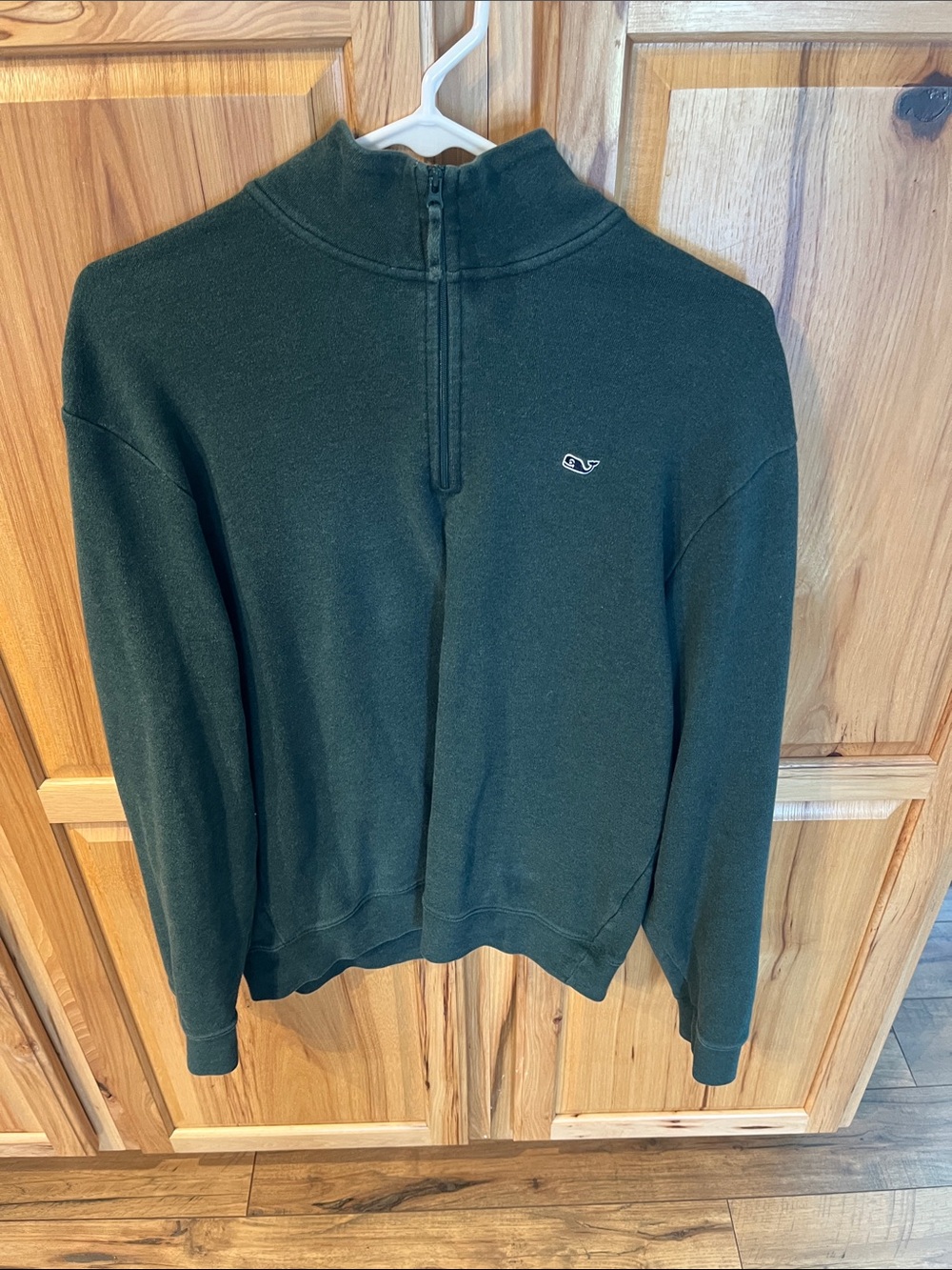 Vineyard Vines Forest Green Half-Zip Pullover, size M - EUC